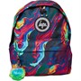 Hype Girls Iridescent Infrared Marble Backpack Purple