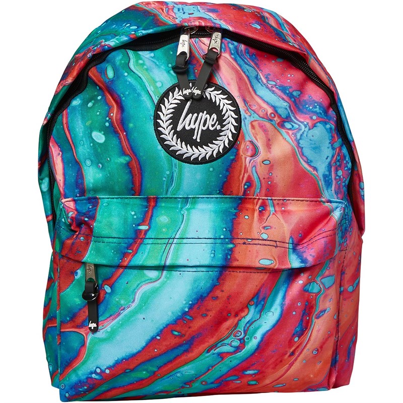 Buy Hype Junior Orange And Green Out Of Space Marble Backpack Pink