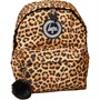 Hype Girls Leopard Pom Pom Backpack Orange