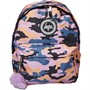 Hype Girls Orange Camo Backpack Purple