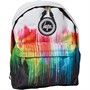 Hype Junior Multi Coloured Single Graffiti Drip Backpack White