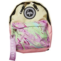 Hype Junior Cream And Pink Gradient Marble Mini Backpack Yellow
