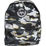 Hype Junior Mono With Gold Outline Camo Backpack Blue