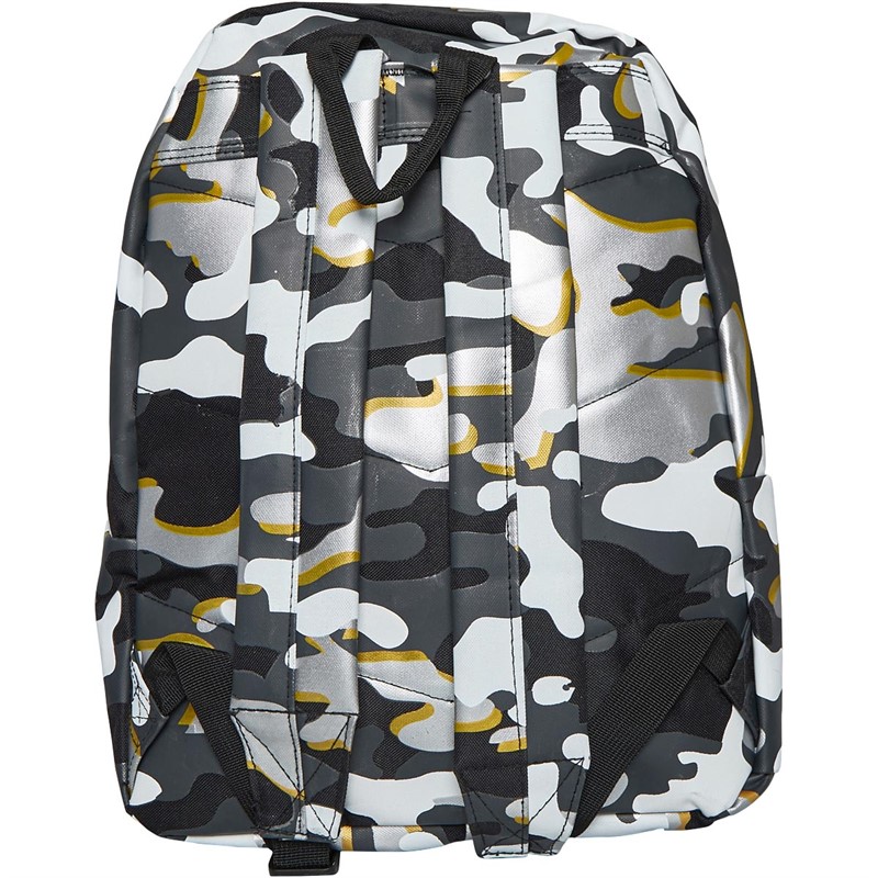Hype Junior Mono With Gold Outline Camo Backpack Blue