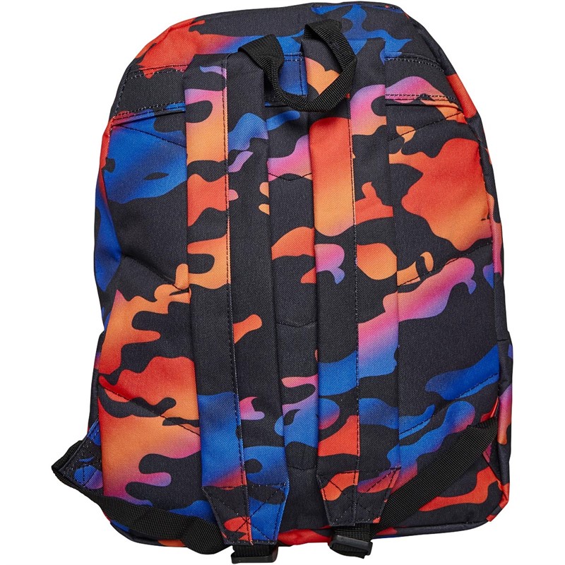 Hype Junior Red And Orange Gradient Camo Backpack Purple