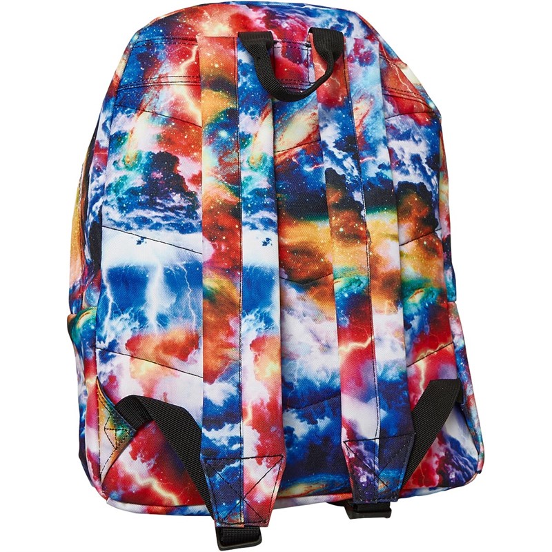 Hype Junior Blue And Lightning Galaxy Backpack Orange