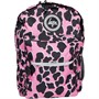 Hype Girls Black Outline Animal Utility Backpack Pink