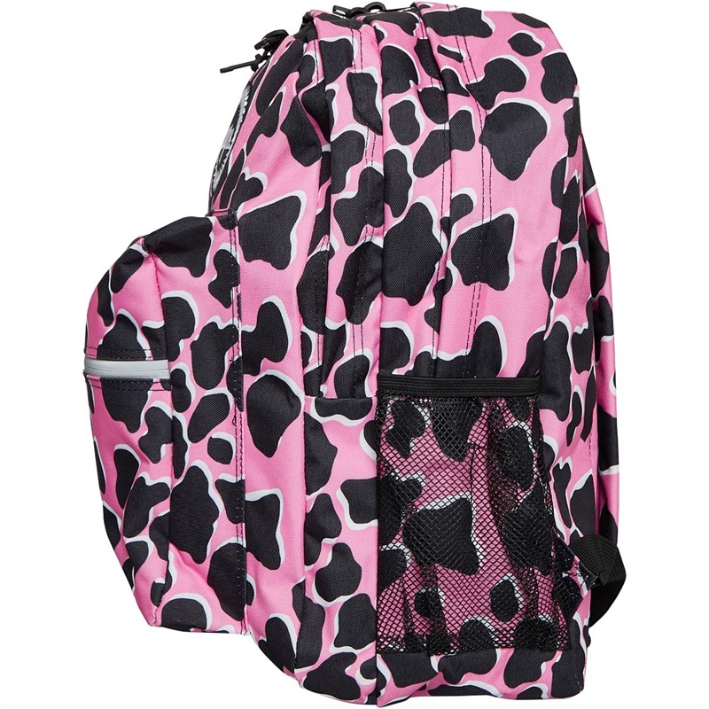 Hype Girls Black Outline Animal Utility Backpack Pink