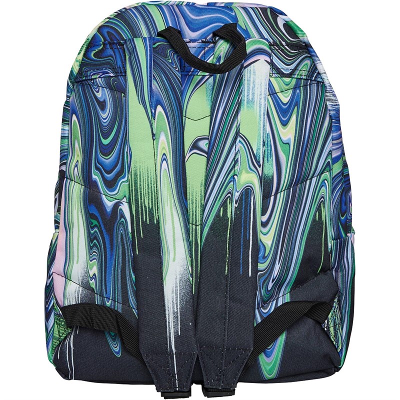 Hype Junior Blue And Marble Drip Backpack Green