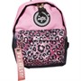 Hype Girls Black Animal Pocket Mini Backpack Pink