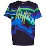 Hype Boys Script Printed T-Shirt Green