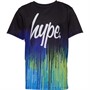 Hype Boys Script Printed T-Shirt Blue