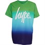 Hype Boys Script Printed T-Shirt Green
