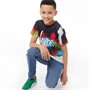 Hype Boys Script Printed T-Shirt Black