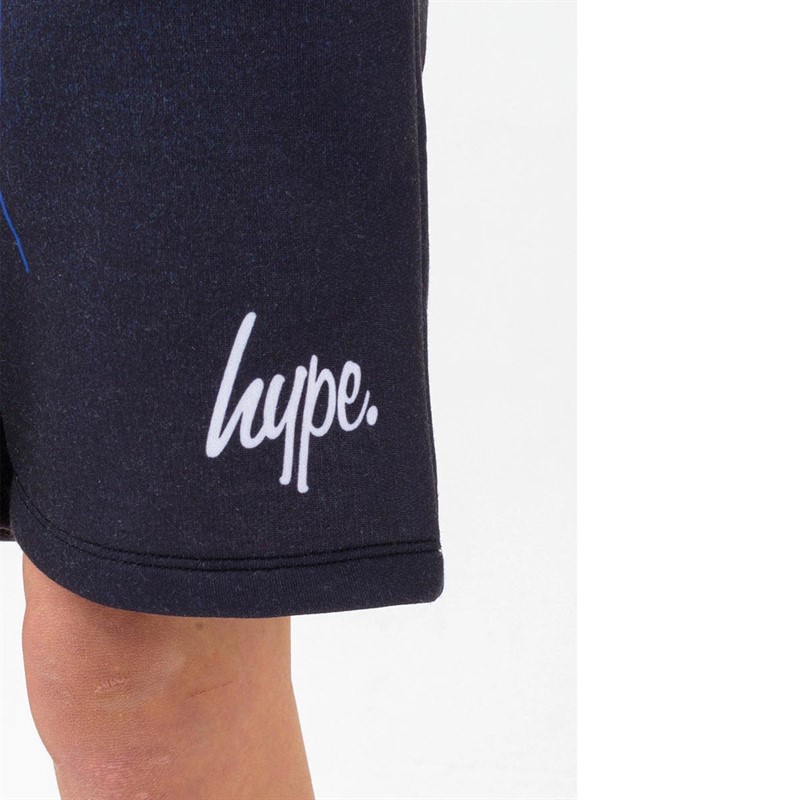 Hype Jungen Drips Script Shorts Schwarz