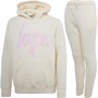 Hype Girls Script Tracksuit Ecru