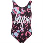Hype Girls Leopard Swimsuit Pink