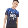 Hype Boys Drips Script T-Shirt Black/Blue