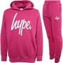 Hype Girls Script Tracksuit Berry