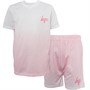 Hype Girls Speckle Fade Script Shorts Pyjamas Pink