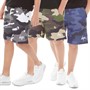 Hype Boys Three Pack Camo Script Shorts Multi Camo