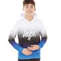 Hype Boys Fade Script Hoodie Black/Blue