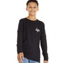 Hype Boys Long Sleeve Top Black