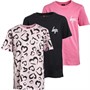 Hype Girls Three Pack T-Shirts Multi