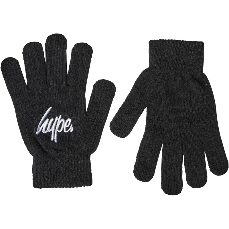 Hype Boys Gloves Black