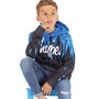 Hype Boys Slime Drips Script Hoodie Black Blue