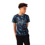 Hype Boys X-Ray Pool Script T-Shirt Blue Black