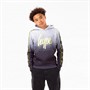 Hype Boys Script Hoodie Mono Speckle Fade Tape Lime