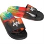 Hype Kids Drip Script Sliders Red Multi