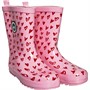 Hype Girls Scribble Heart Wellies Red