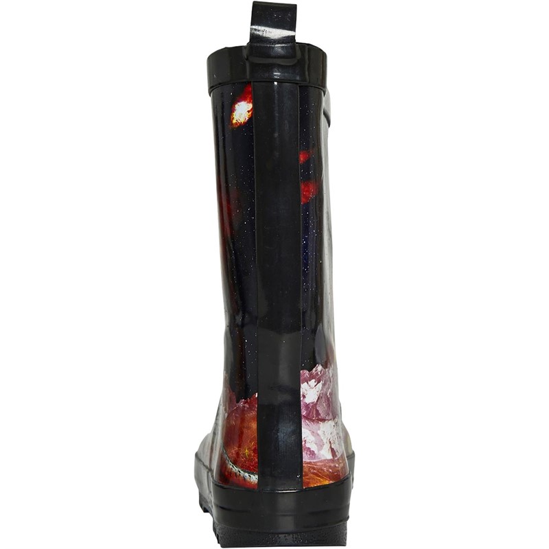 Hype Boys Dino Meteor Wellies Black