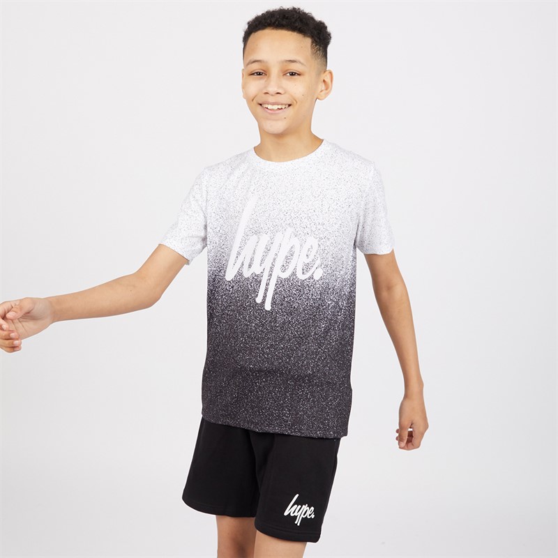 Hype Ensemble T-shirt et short Garçon Multicolore/Noir