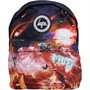 Hype Kids Meteor Crest Backpack Black/Orange