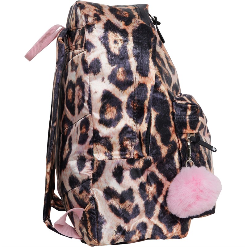 Girls leopard backpack on sale