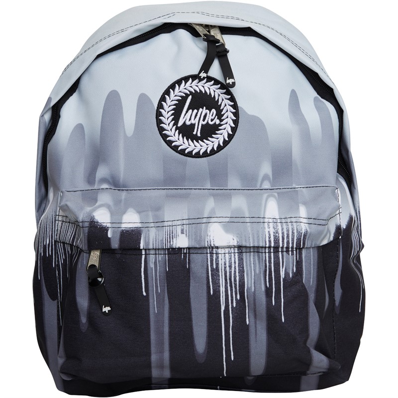 Hype Kids Drips Mini Crest Backpack Black