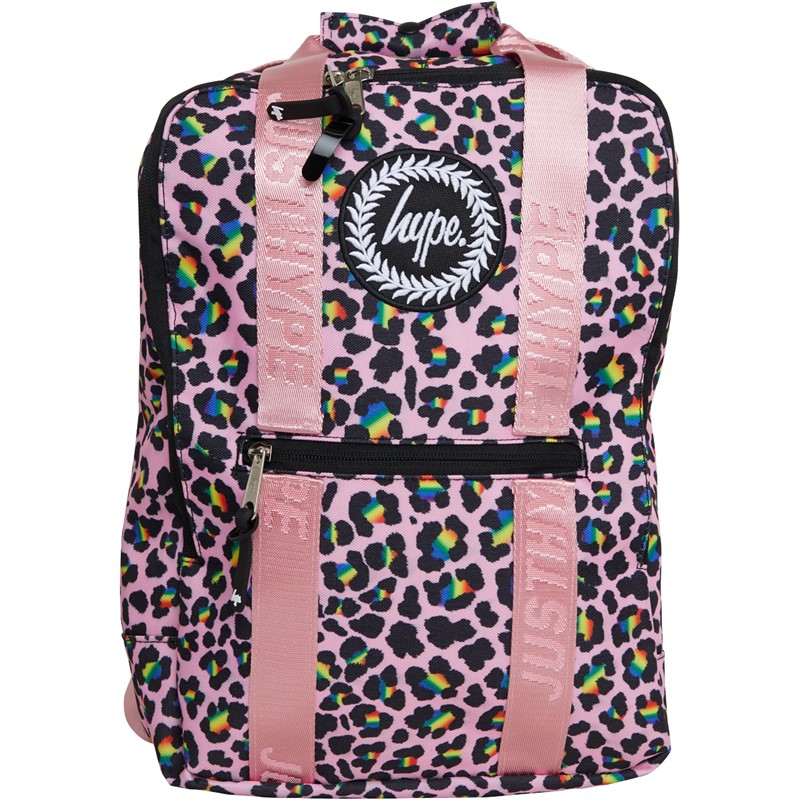 Buy Hype Girls Disco Leopard Boxy Backpack Multi