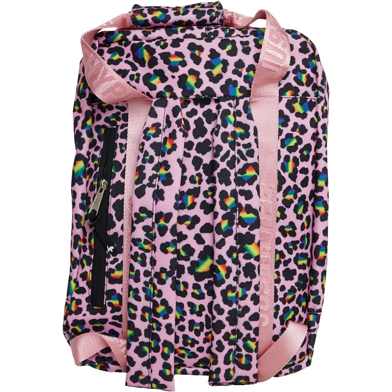 Buy Hype Girls Disco Leopard Boxy Backpack Multi