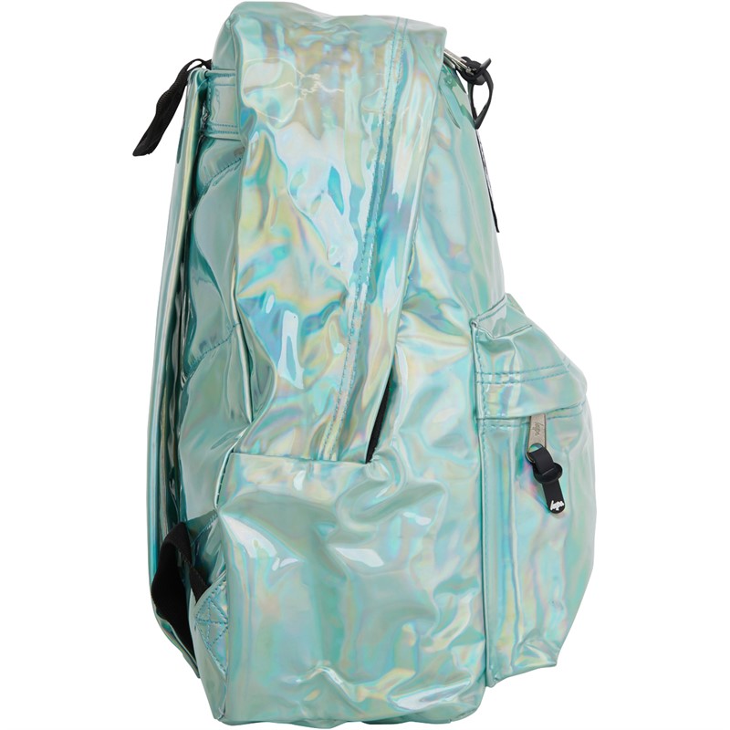 Hype mint holographic backpack sale