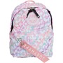 Hype Girls Rainbow Leopard Crest Mini Backpack Pink