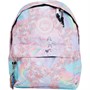 Hype Girls Holographic Rainbow Crest Backpack Pink