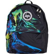 Hype Kids Marble Ink Mini Crest Backpack Black