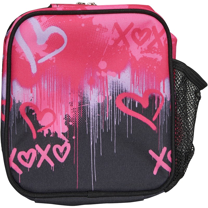 Hype Girls Lunchbox Pink Hearts Drip