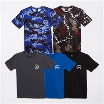 Hype Boys Five Pack T-Shirts Multi