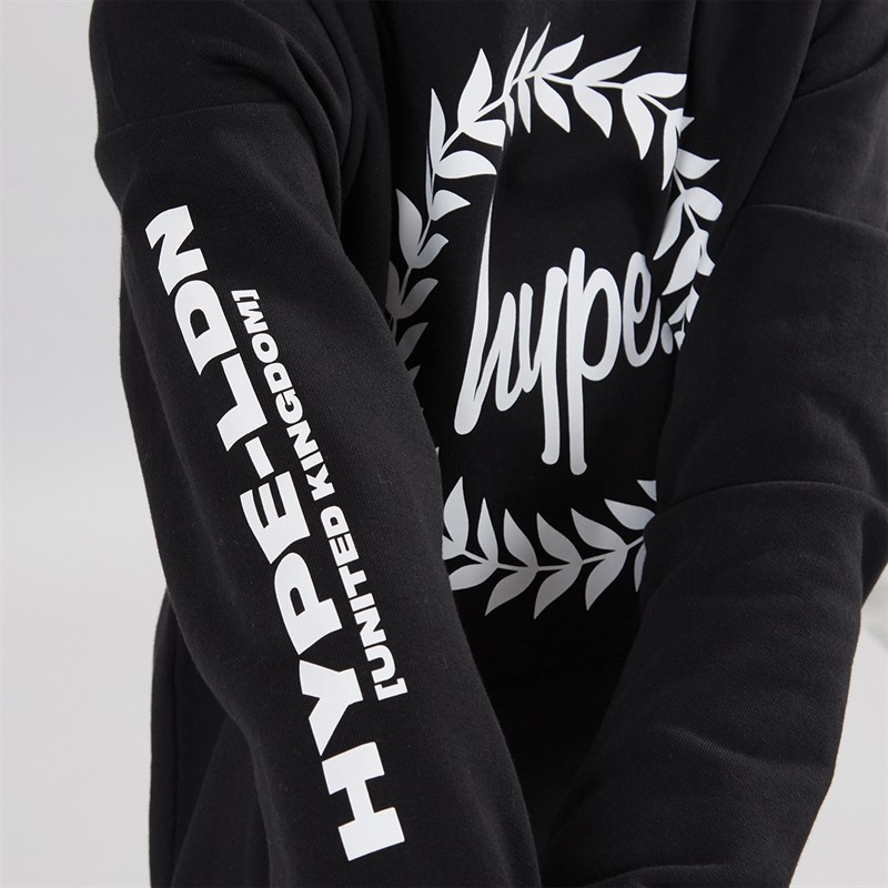 Hype Boys Tracksuit Black