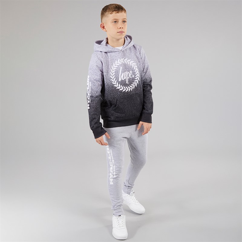 Hype Boys Tracksuit Grey/Black