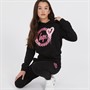 Hype Girls Tracksuit Black/Fuchsia